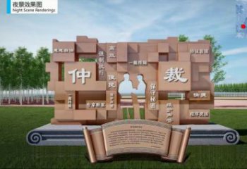 拉絲書簡(jiǎn)雕塑