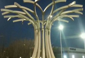 遮陽樹雕塑通用，城市雕塑，不銹鋼遮陽樹雕塑指用