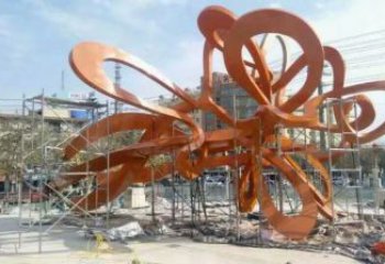 鏤空樹雕塑定做，城區(qū)小品，烤漆鏤空樹雕塑廠家