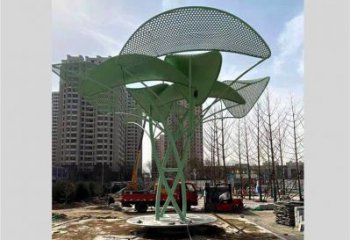 鏤空樹雕塑提供，美陳雕塑，烤漆鏤空樹雕塑承接
