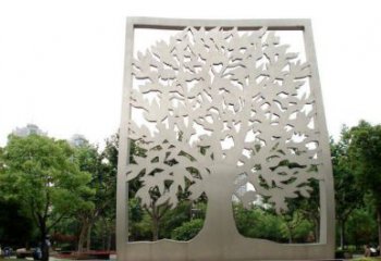 鏤空樹(shù)雕塑優(yōu)選，城市裝飾，鏤空剪紙樹(shù)雕塑廠(chǎng)