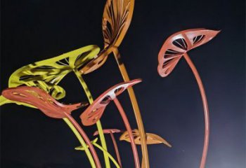 芭蕉葉雕塑精選，歐式風(fēng)格，不銹鋼芭蕉葉雕塑指用