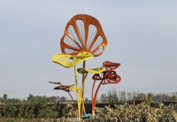 芭蕉葉雕塑制造商，小區(qū)擺件，不銹鋼芭蕉葉雕塑提供