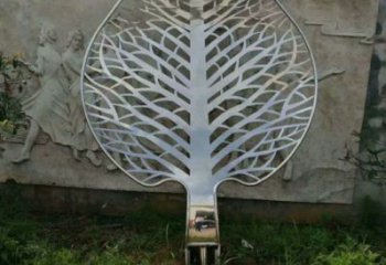 鏤空樹葉雕塑供需，多彩藝術(shù)，鏡面鏤空樹葉雕塑制造商