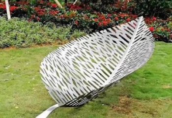 鏤空樹葉雕塑制作，公園雕塑，鐵藝樹葉雕塑常用