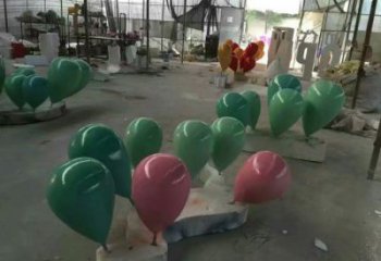 氣球樹雕塑精選，美陳雕塑，玻璃鋼氣球樹雕塑觀賞型
