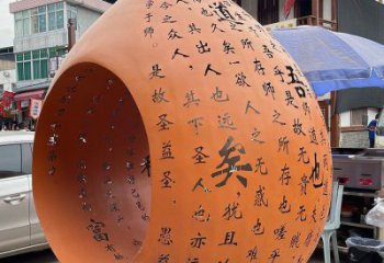 水滴雕塑承接，陸地?cái)[件，廣場鏤空水滴雕塑制造商