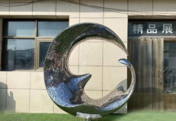 酒店水滴雕塑，鍍金歐式雕塑，仿古擺件