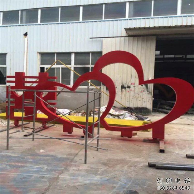 love雕塑制作專供，園林裝飾，建筑不銹鋼love雕塑廠家
