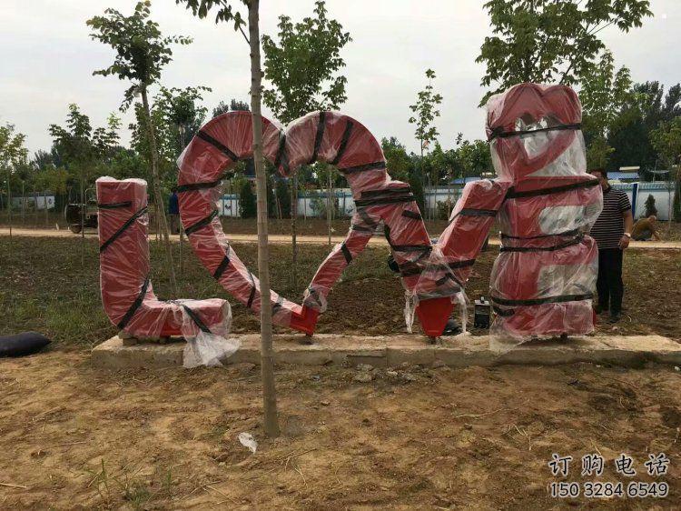 景觀love雕塑造型供需，廣場(chǎng)雕塑，不銹鋼love雕塑選用