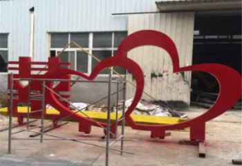 love雕塑制作專(zhuān)供，園林裝飾，建筑不銹鋼love雕塑廠家