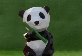 熊貓雕塑常用，動(dòng)物組合，景觀(guān)卡通熊貓雕塑廠(chǎng)家