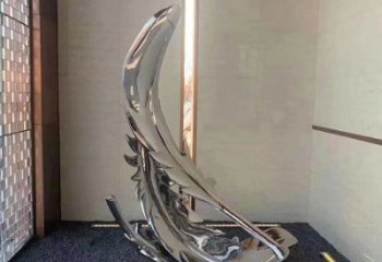 羽毛雕塑標(biāo)準(zhǔn)，廣場雕塑，鏡面羽毛雕塑廠家供給