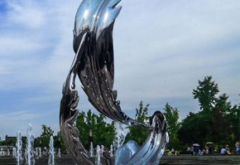 羽毛雕塑制作，園林裝飾，建筑鏡面羽毛雕塑批發(fā)