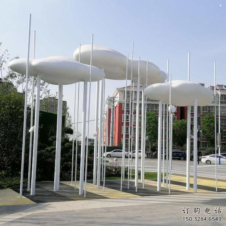 室內(nèi)云梯雕塑，拉絲景觀雕塑，抽象效果
