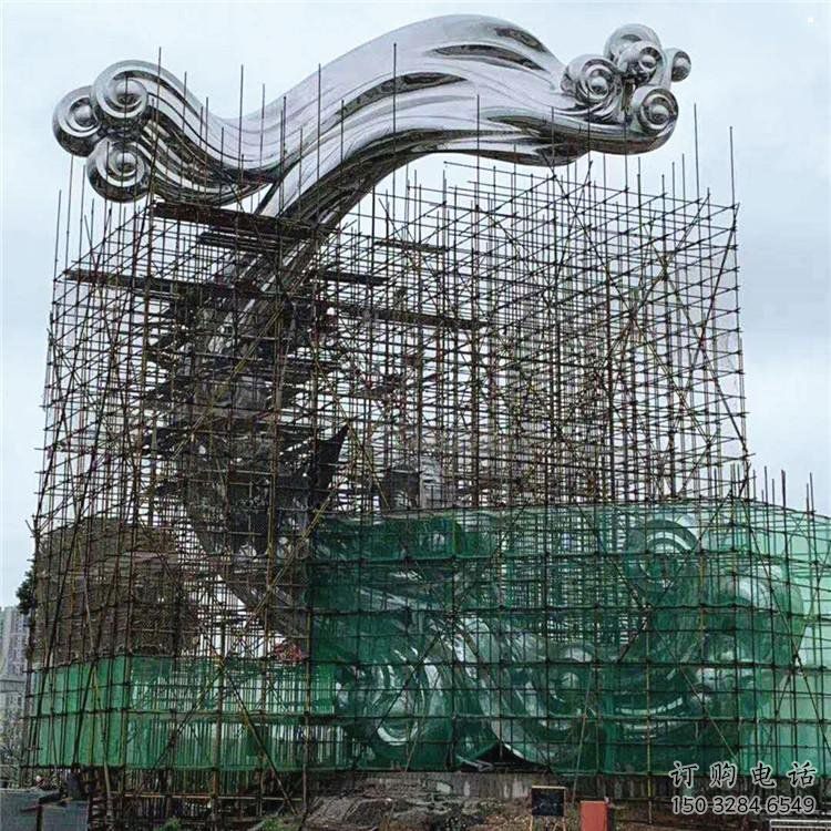 祥云雕塑通用，花園小品，廣場(chǎng)不銹鋼祥云雕塑優(yōu)價(jià)