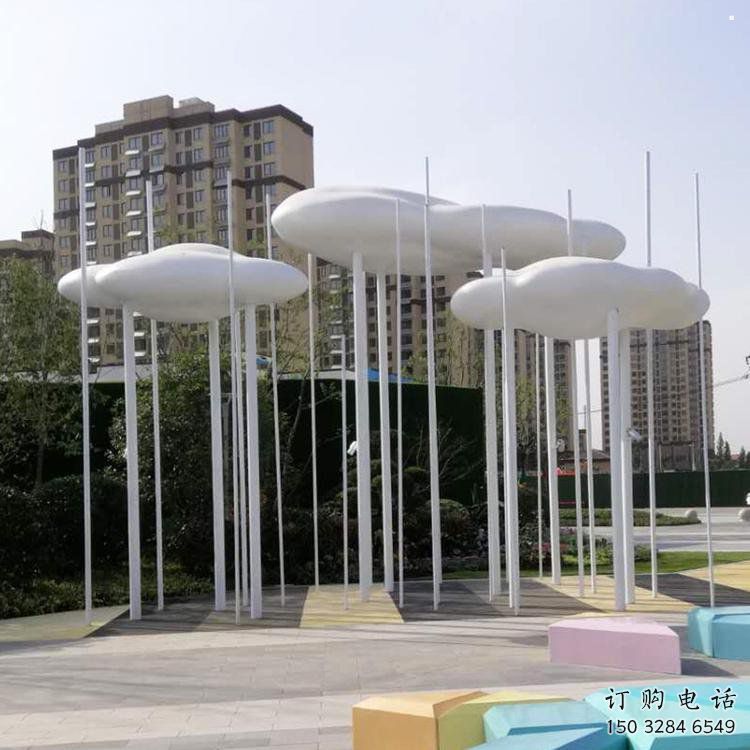 酒店云朵雕塑，鍍金歐式雕塑，仿古擺件