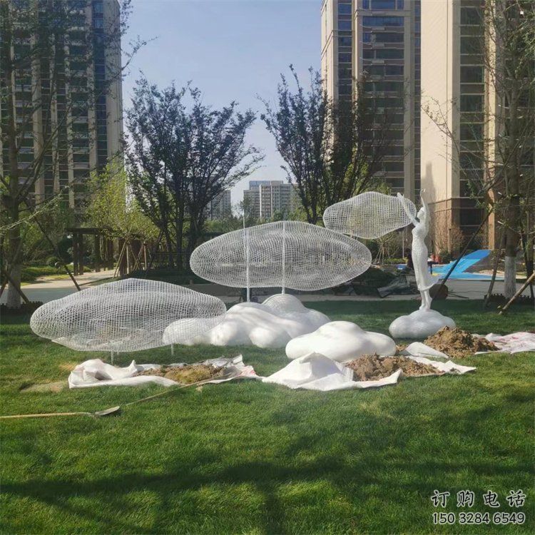 燈光云梯雕塑