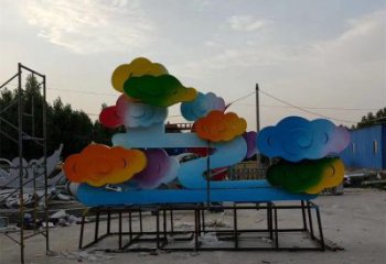 祥云雕塑精選，陸地擺件，烤漆祥云雕塑廠家