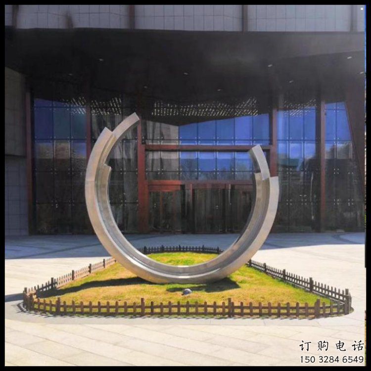 月亮雕塑訂做，城市雕塑，不銹鋼月亮雕塑工程精品