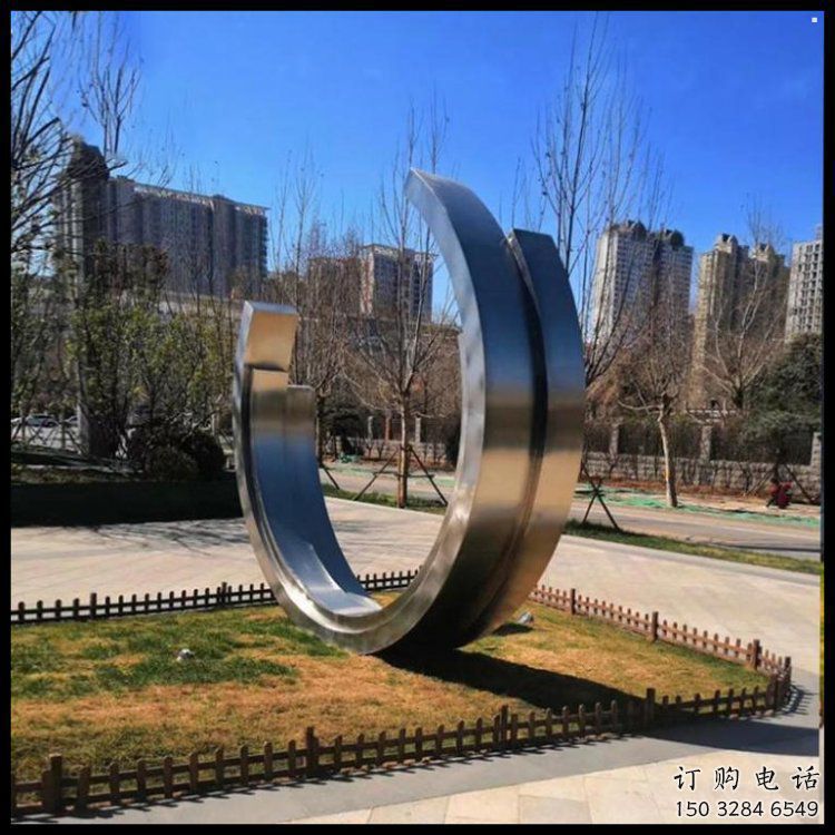 月亮雕塑制造商，城市雕塑，不銹鋼月亮雕塑觀賞型