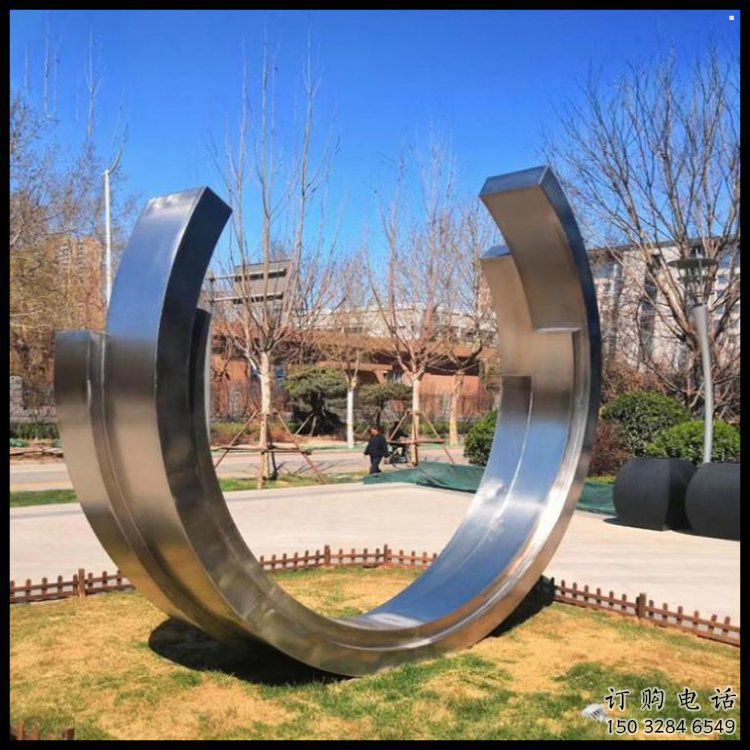 月亮船雕塑供需，標(biāo)識雕塑，不銹鋼月亮船雕塑制造商