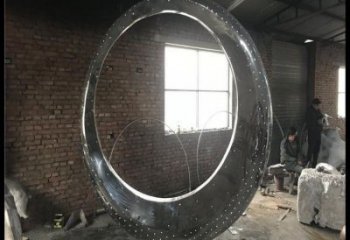 月亮雕塑提供，美陳雕塑，不銹鋼月亮雕塑制作承接