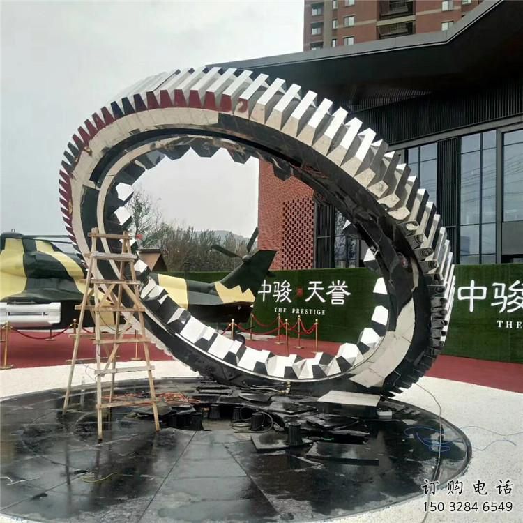 雙環(huán)雕塑提供，露天雕塑，不銹鋼雙環(huán)雕塑生產(chǎn)承接