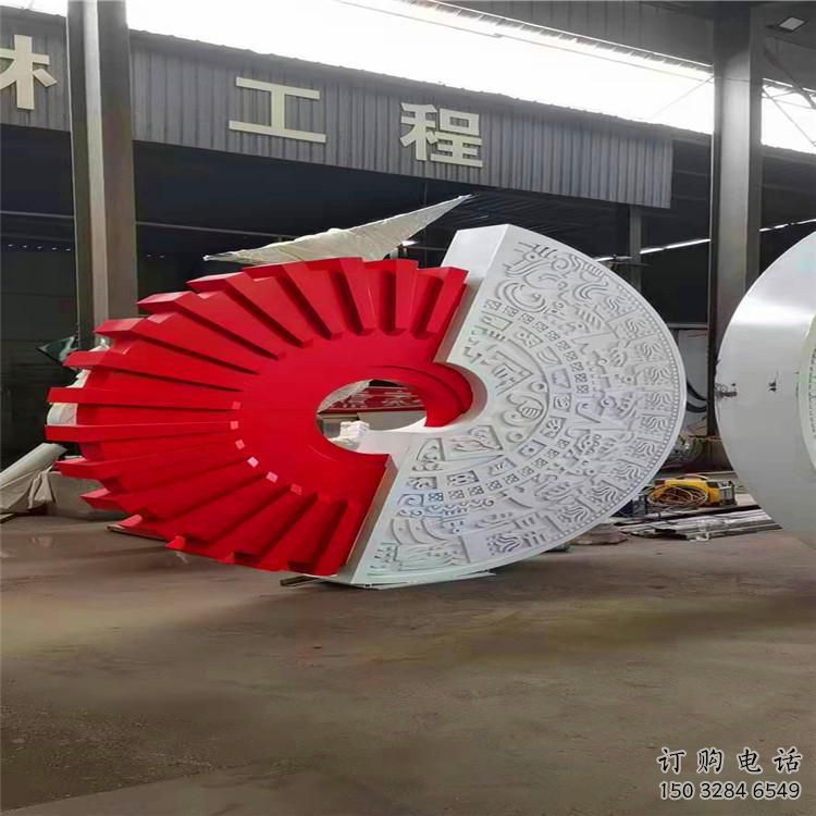 圓環(huán)雕塑制作選用，景區(qū)案例，美陳景觀制造商