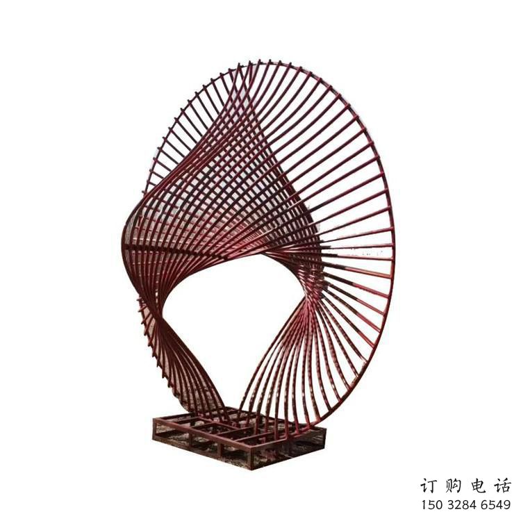 地產(chǎn)圓環(huán)雕塑供應(yīng)，地標(biāo)擺件，鏤空?qǐng)A環(huán)雕塑制造