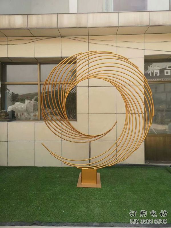 圓環(huán)雕塑定價，景觀雕塑，鏤空圓環(huán)雕塑廠家批發(fā)