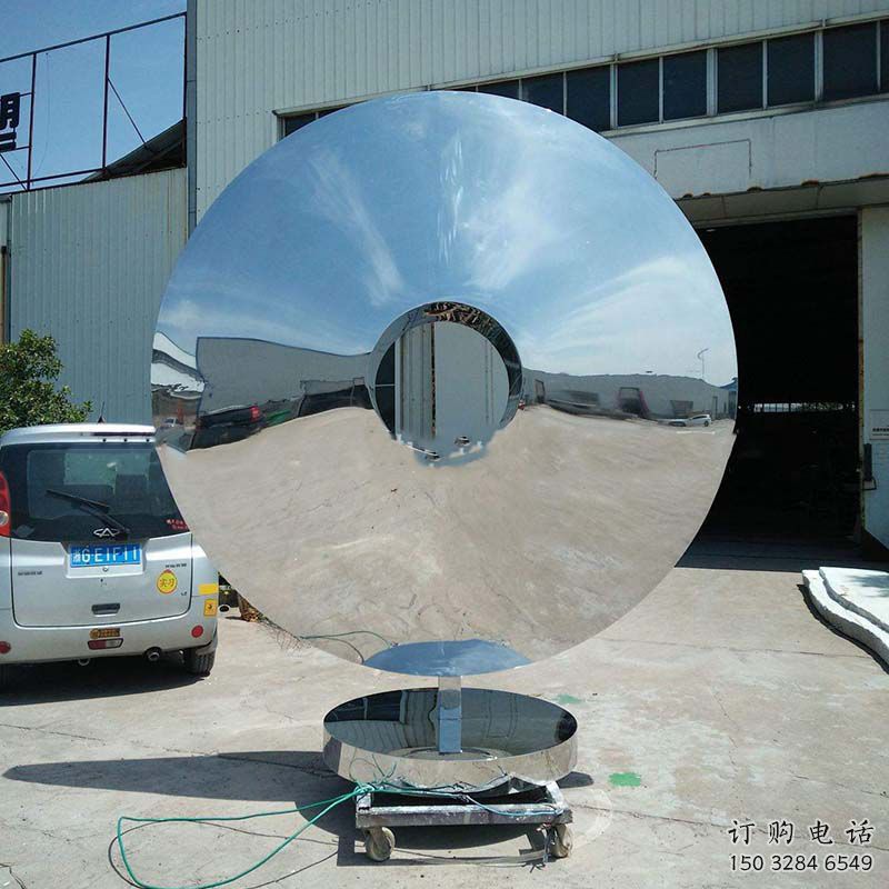 戶外圓鏡批發(fā)，水景雕塑，不銹鋼圓鏡雕塑供求