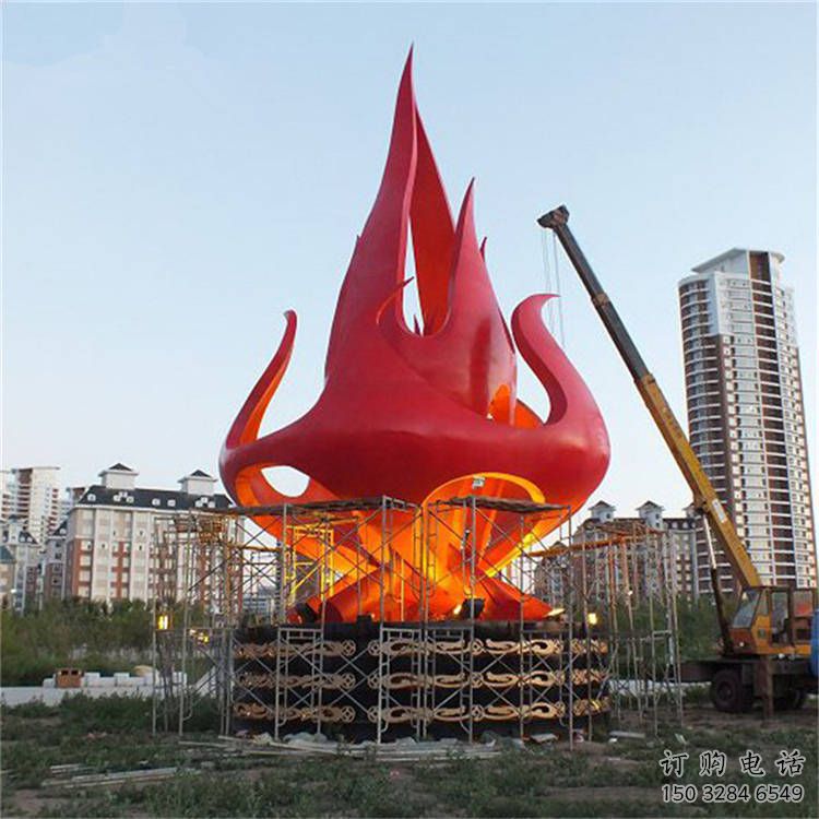 火炬雕塑優(yōu)選，陸地?cái)[件，不銹鋼火炬雕塑供應(yīng)