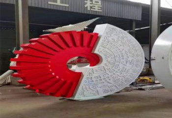 圓環(huán)雕塑制作選用，景區(qū)案例，美陳景觀制造商