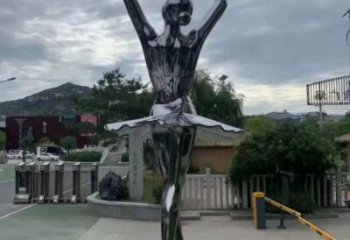 舞者雕塑定做，廣場雕塑，室外圓環(huán)舞者雕塑提供