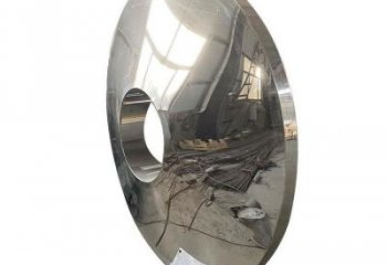 圓環(huán)雕塑供需，室外軟裝，金屬不銹鋼圓鏡雕塑制作