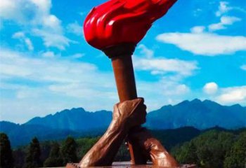 火把雕塑提供，戶外雕塑，不銹鋼火把雕塑素材制作