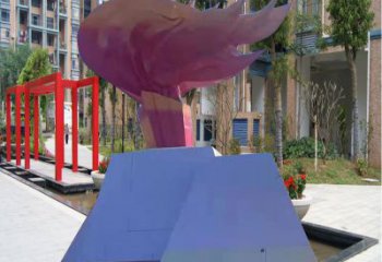 火炬雕塑精選，陸地擺件，不銹鋼火炬雕塑精品