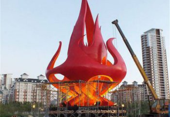 火炬雕塑優(yōu)選，陸地擺件，不銹鋼火炬雕塑供應