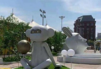 白鋼人頭像雕塑提供，露天雕塑，鏡面人頭像雕塑承接