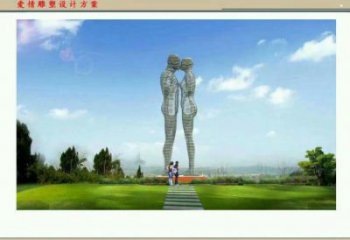 鏤空人物雕塑承接，陸地?cái)[件，鐵藝字母人物雕塑制造商