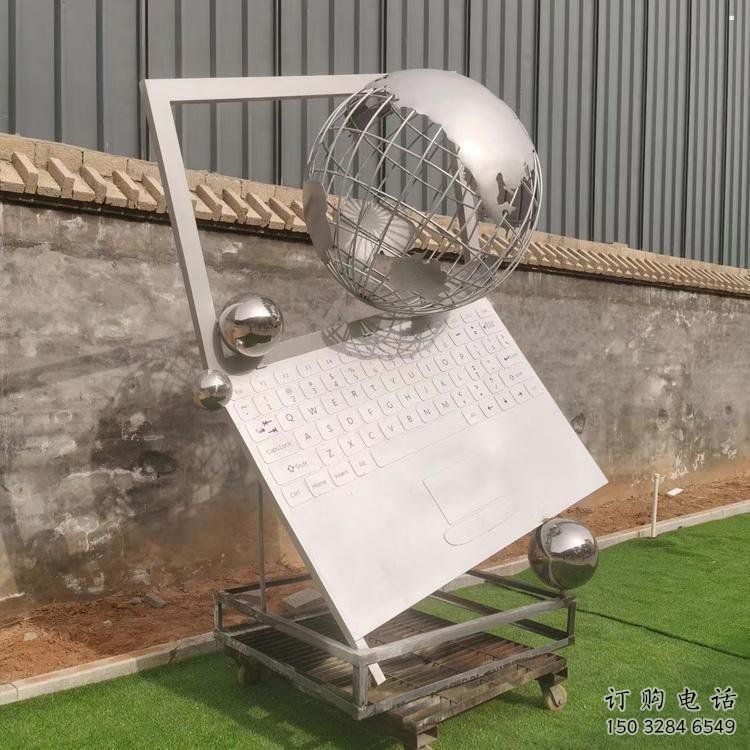 筆記本雕塑展品，彩鋼制作，景觀筆記本雕塑精品