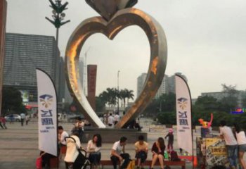 戒指環(huán)雕塑承接，景區(qū)案例，公園戒指環(huán)雕塑定制