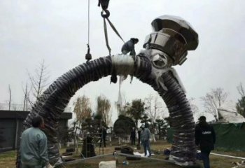 戒指環(huán)雕塑精選，美陳雕塑，鍛鋼戒指環(huán)雕塑通用