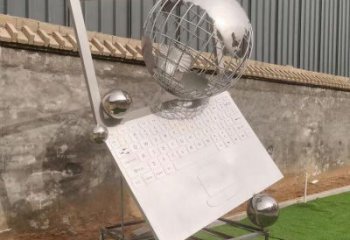 筆記本雕塑展品，彩鋼制作，景觀筆記本雕塑精品