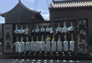 水景算盤(pán)雕塑