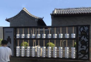 算盤(pán)雕塑