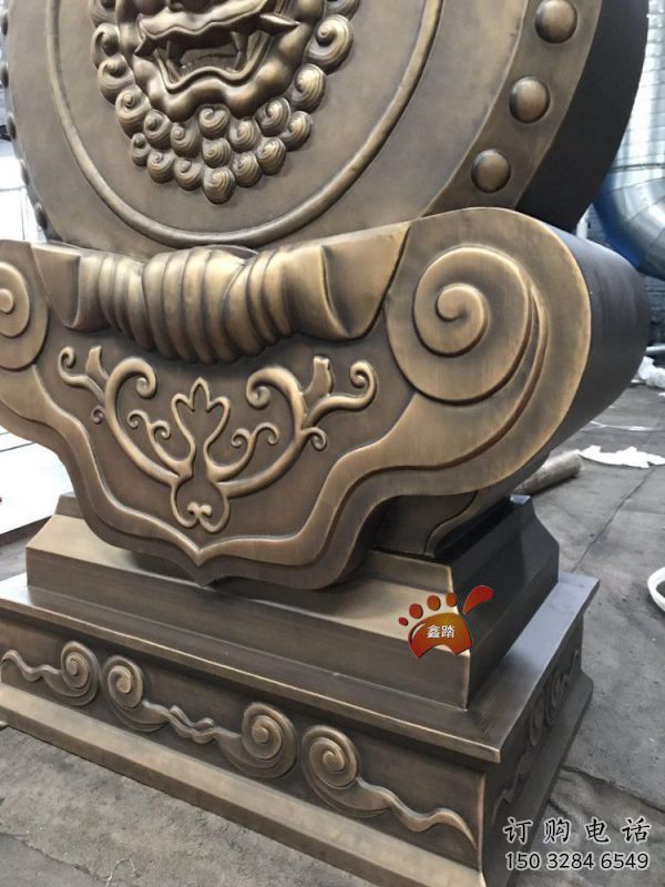 抱箍鑄造觀賞型，露天雕塑，鑄銅抱箍雕塑訂做