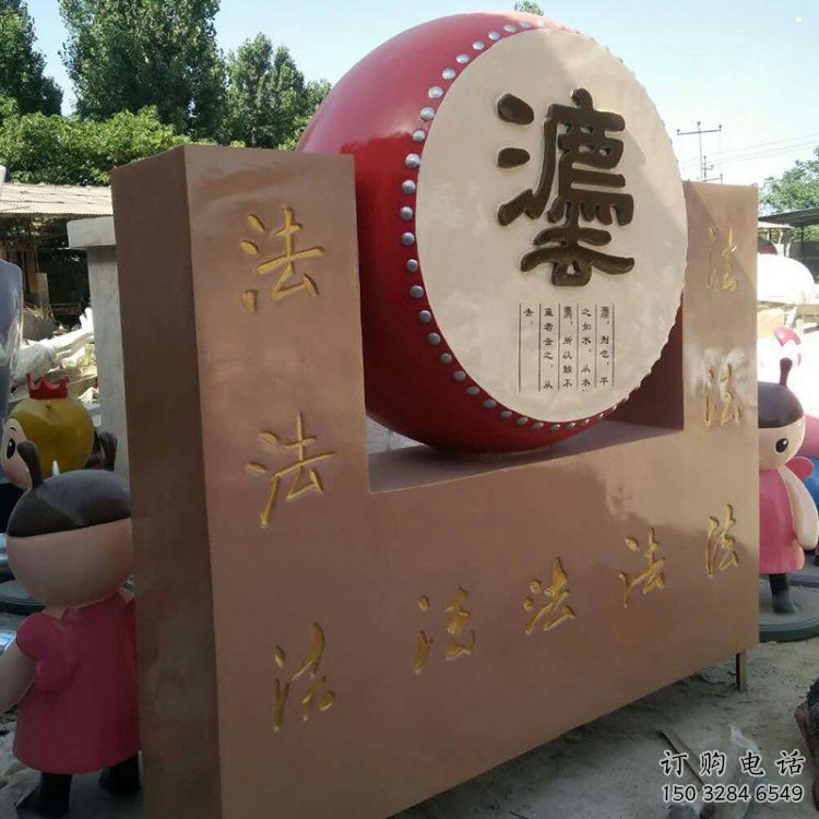 鐵鼓雕塑點(diǎn)擊，景觀雕塑，別墅鐵鼓雕塑供求