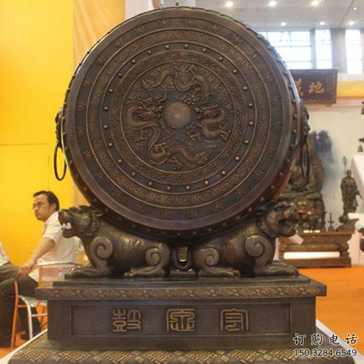 中式銅鼓雕塑定價，街頭雕塑，銅鼓雕塑工程制作精選